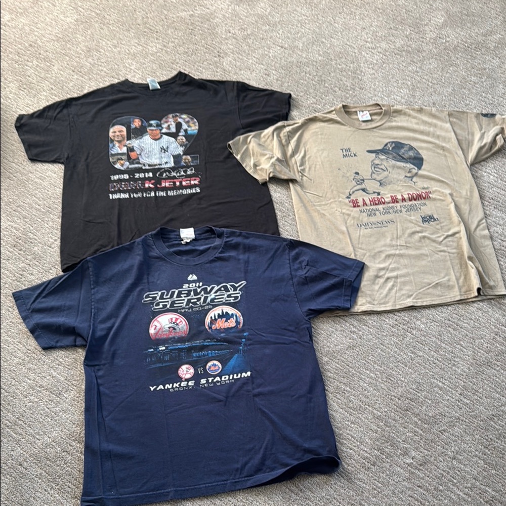 Majestic Short Sleeve Tees - Black, Tan, and Navy